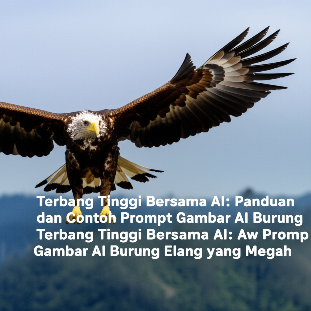 Terbang Tinggi Bersama AI: Panduan dan Contoh Prompt Gambar AI Burung Elang yang Megah Terbang Tinggi Bersama AI: Panduan dan Contoh Prompt Gambar AI Burung Elang yang Megah